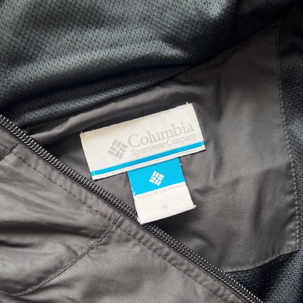 Columbia Black Windbreaker Jacket - Picture 4 of 4